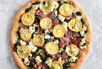 Meyer Lemon and Ricotta Pizza with Fresh Herbs