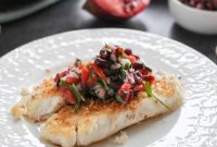 Toasted Coconut Tilapia with Pomegranate Salsa Recipe