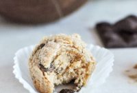 Whole Wheat Peanut Butter Muffins with Chocolate Chips