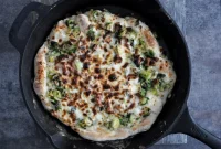 Cast Iron Bacon Brussels Sprouts Pizza Recipe