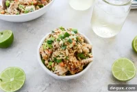 Thai Chicken Quinoa Bowl with Peanut-Lime Dressing