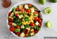 Black Bean and Cornbread Panzanella Salad Recipe