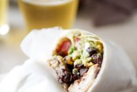 Tequila-Lime Chicken & Black Bean Burritos Recipe