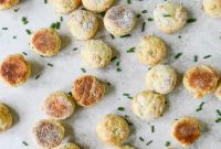 Mini Cream Cheese and Chive Biscuits Recipe for Flaky Bites