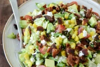 BLT Chopped Salad with Corn, Feta, and Avocado (Video)