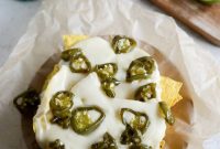 Movie Night Nachos with Fontina Queso and Candied Jalapeños
