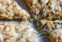 Caramelized Onion, Gruyère & Peppered Bacon Whole Wheat Pizza