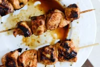 Chipotle-Lime Grilled Chicken Skewers with Creamy Avocado Ranch