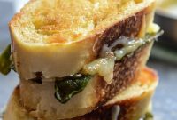 Sourdough Grilled Cheese with Roasted Poblanos, Smoked Cheddar & Curried Brown Butter