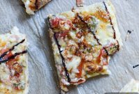 Caramelized Pear, Crispy Prosciutto & Blue Cheese Pizza (Video)