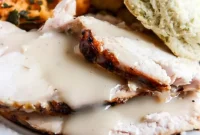 Applewood-Smoked Turkey with Cider Bourbon Gravy Recipe