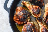 Citrus Beer-Glazed Chicken with Orange Arugula Salad