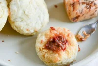 Provolone Scones with Cherry Tomato Butter Recipe