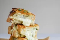 White Pizza Grilled Cheese Sandwich Recipe