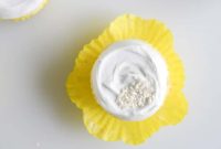 Fluffy Lemon Cupcakes with Coconut Whipped Cream