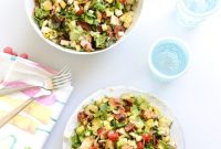 BBQ Chicken Chopped Salad with Grilled Garlic Croutons Recipe