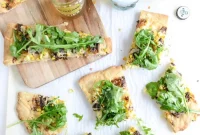 Whiskey-Braised Short Rib Flatbread with Caramelized Onions