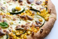 Sweet Corn, Zucchini & Fresh Mozzarella Pizza Recipe