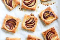 Brown Butter Black Plum Tarts with Sea Salt