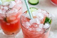 Sparkling Watermelon Ginger Mocktail Recipe