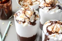 Coconut Rum Hot Fudge Milkshake Recipe for Adults