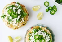 Chipotle Roasted Chicken Taco Stacks with Smoky Salsa