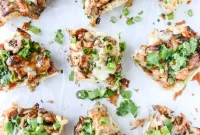 BBQ Chicken French Bread Slices: Cheesy Grilled Sandwich Recipe