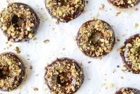 Chocolate Fudge Pistachio Cake Donuts Recipe
