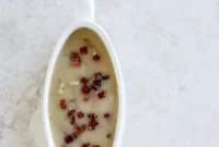 Caramelized Shallot and Bacon Gravy Recipe