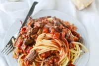 Bucatini with Slow-Cooked Short Rib Sauce