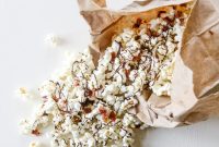 Spicy Bacon Popcorn with Lindt Chocolate Drizzle