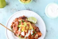 Roasted Pork Enchiladas with Caramelized Pineapple
