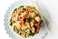 Garlic Kale & Cashew Fried Rice Recipe for Flavorful Weeknight Meals