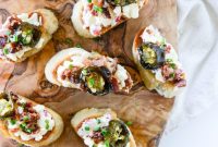 Bacon Ciabatta Crostini with Pimento Cheese and Candied Jalapeños