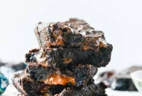 Sea Salt Truffle Brownies Made with Olive Oil