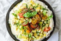 Summer Garden White Bean Whip with Herbs & Lemon