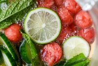 Sparkling Cucumber & Watermelon Sangria Recipe