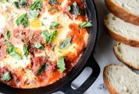 Spicy Arrabbiata Baked Eggs Recipe — Fiery One-Pan Brunch