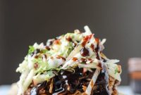 Pomegranate BBQ Chicken Sandwiches with Crunchy Apple Slaw