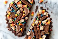 Peanut Butter and Nutella Candy Bar Brownies: Gooey Chocolate Treat