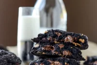 Double Dark Chocolate Peanut Butter Cup Cookie Recipe