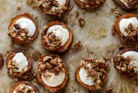 Roasted Sweet Potato Bites with Oatmeal Cookie Crumble