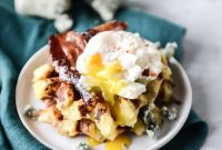 Bacon and Blue Cheese Mashed Potato Waffles Recipe
