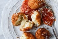 Fontina, Roasted Garlic & Goat Cheese Arancini Recipe
