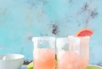 Palomas with Chili-Salt Rim and Sweet Citrus Sugar
