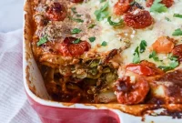 Roasted Vegetable Lasagna with Creamy Burrata Layer