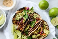 Sweet-Spiced Short Rib Tacos with Sesame Guacamole
