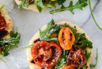 Charred Tomato & Garlic Butter Mini Skillet Pizzas