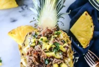 Slow Cooker Jerk Pork Pineapple Rice Bowls for Flavorful Dinners