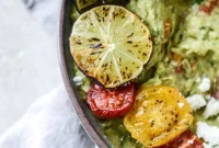 Roasted Tomato & Charred Lime Guacamole Recipe